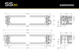 Barre lumineuse blanche Stage Series 42"