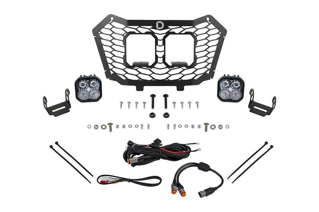 Ensemble de calandre à DEL Stage Series pour Honda Talon 2022-2024