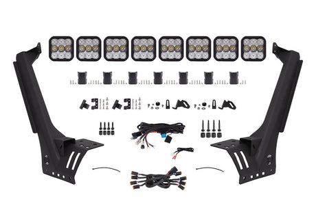 Kit de barre lumineuse LED pour pare-chocs Jeep Jl 2018-2022 Wrangler