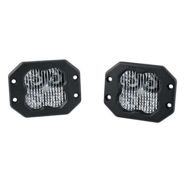 Stage Series 3" Ss3 Blanc Led Pod Encastré (Paire) 
