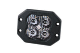 Stage Series 3" Ss3 Blanc Led Pod Encastré (Paire) 