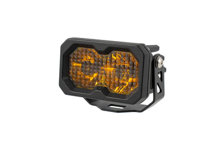 Stage Series C2 2" Sae/Dot Jaune Pod Led encastré (paire)