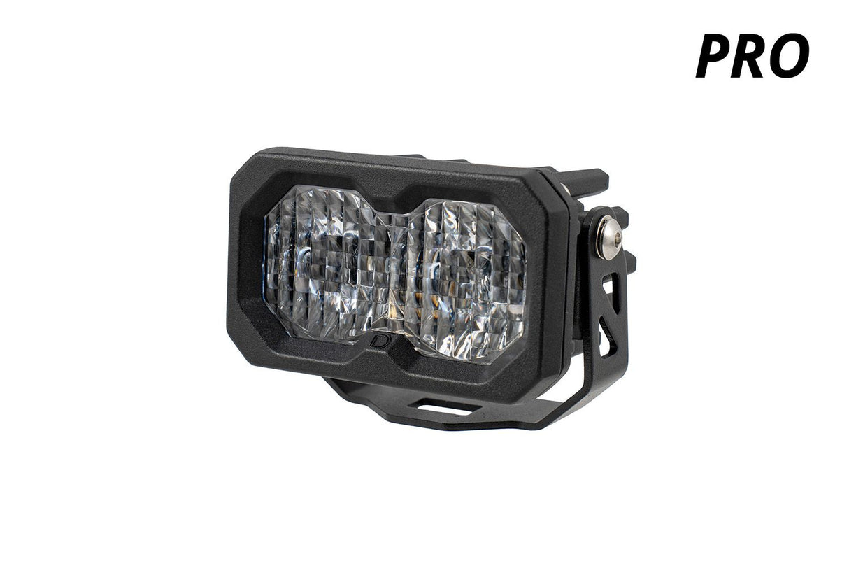 Stage Series C2 2" Sae/Dot Jaune Pod Led encastré (paire)