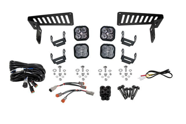 2020-2025 Jeep Gladiator Cowl Mount LED Brackets
