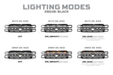 Calandre LED DRL XBG pour Dodge Ram HD (13-18) (noire)
