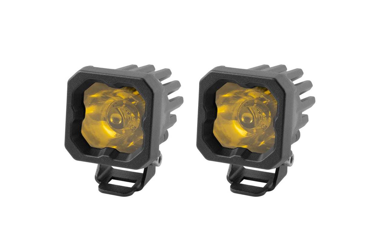 Stage Series C1 1" Sae/Dot Jaune Module Led Encastré (Paire) 