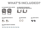 Paire de pods LED Morimoto 1Banger (universels)