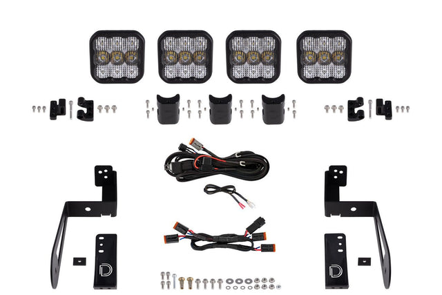 SS5 Grille CrossLink Lightbar Kit for 2007-2018 Jeep JK Wrangler