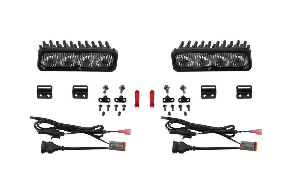 Kit de phares antibrouillard à LED SS6 pour Toyota Tundra 2022-2025