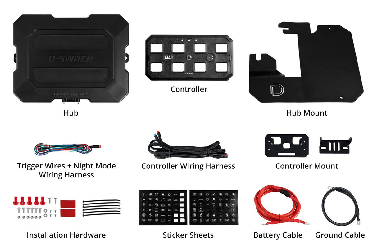 Panneau de commutation 8 canaux Diode Dynamics D-Switch