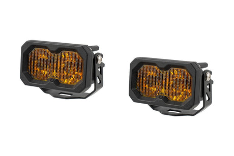 C2 2.0 SAE Yellow Sport Standard LED Pod (pair)