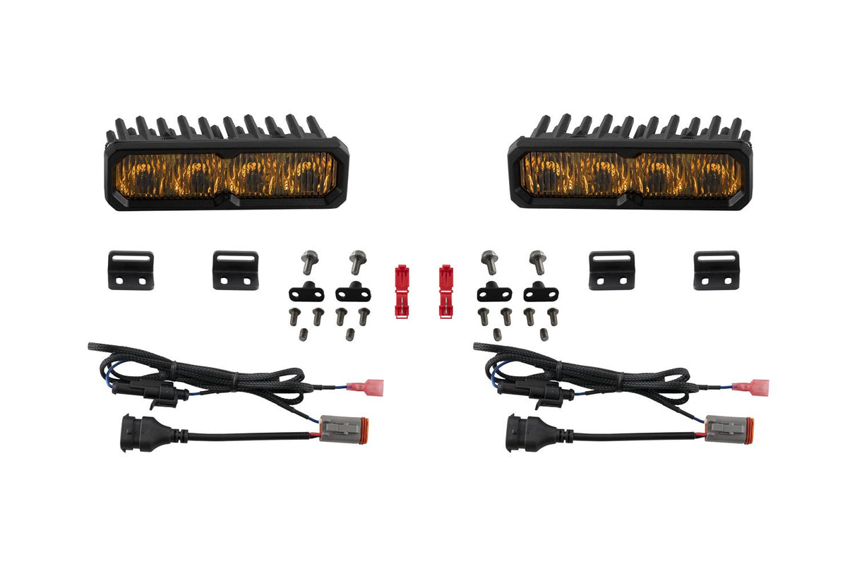 Kit de phares antibrouillard à LED SS6 pour Toyota Tundra 2022-2025