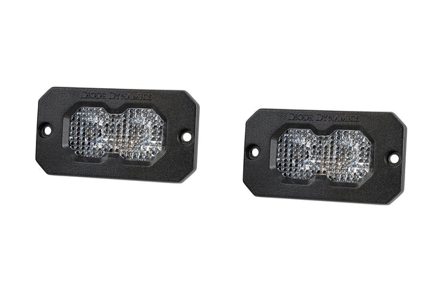 C2 2.0 White Max Flush Mount LED Pod (pair)