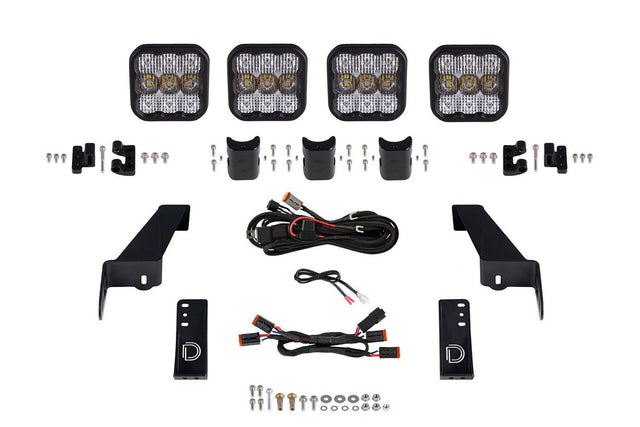SS5 Grille CrossLink Lightbar Kit for 2018-2025 Jeep JL Wrangler