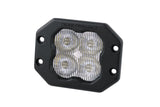 Stage Series 3" Ss3 Blanc Led Pod Encastré (Paire) 