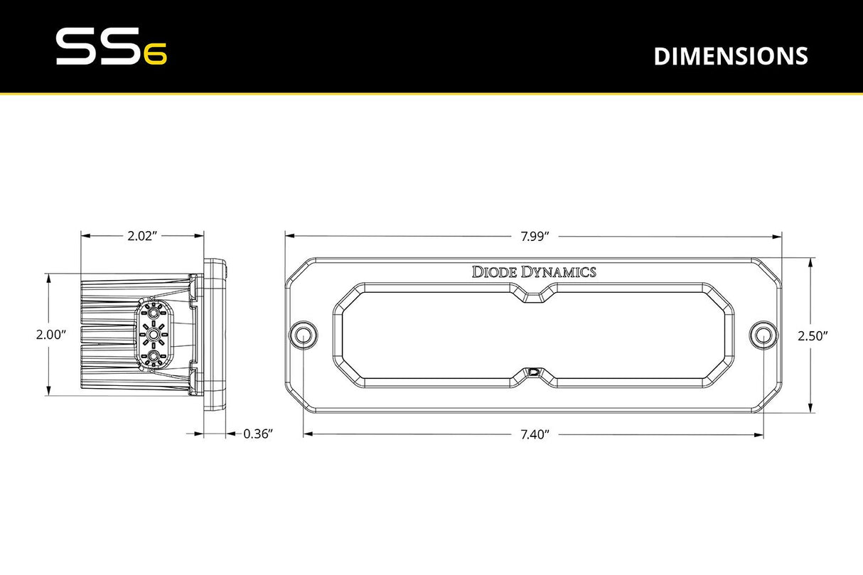 Barre lumineuse blanche Stage Series 42"
