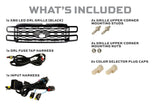 Calandre LED DRL XBG pour Dodge Ram HD (13-18) (noire)