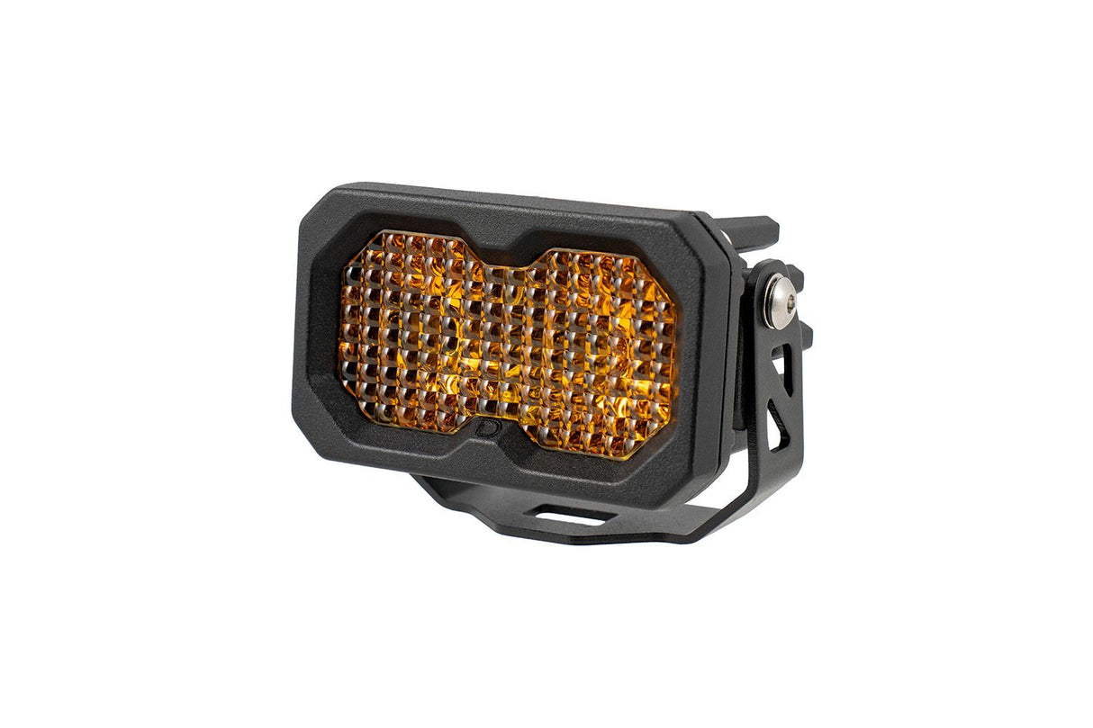 Stage Series C2 2" Sae/Dot Jaune Pod Led encastré (paire)