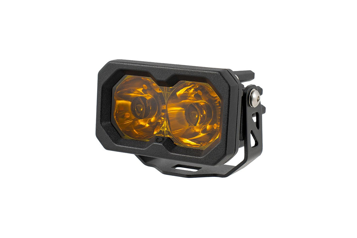 Stage Series C2 2" Sae/Dot Jaune Pod Led encastré (paire)