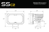 Lampe de roche à DEL RGBW de la série Stage (paquet de 8)