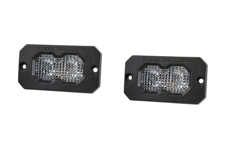 C2 2.0 White Sport Flush Mount LED Pod (pair)