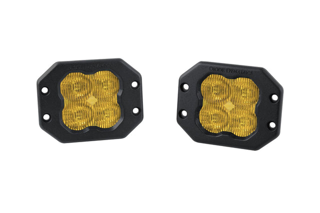 Stage Series 3" Ss3 Blanc Led Pod Encastré (Paire) 