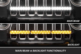 2018-2026 Jeep JL Wrangler Bumper LED Lightbar Kit