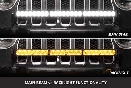 2018-2026 Jeep JL Wrangler Bumper LED Lightbar Kit