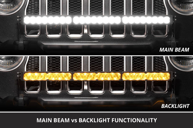 2018-2026 Jeep JL Wrangler Bumper LED Lightbar Kit