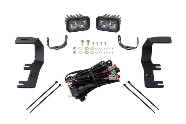 Kit de feux de fossé rétroéclairés Stage Series pour Chevrolet Silverado 1500 2014-2019