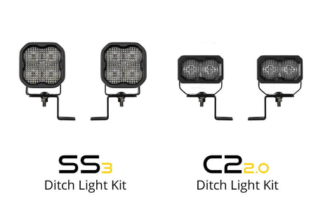 Stage Series Backlit Ditch Light Kit for 2022-2025 Ford F-150 Lightning