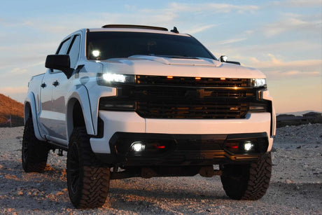 4BANGER Led Fog Lights: 20–23 Chevrolet Silverado HD
