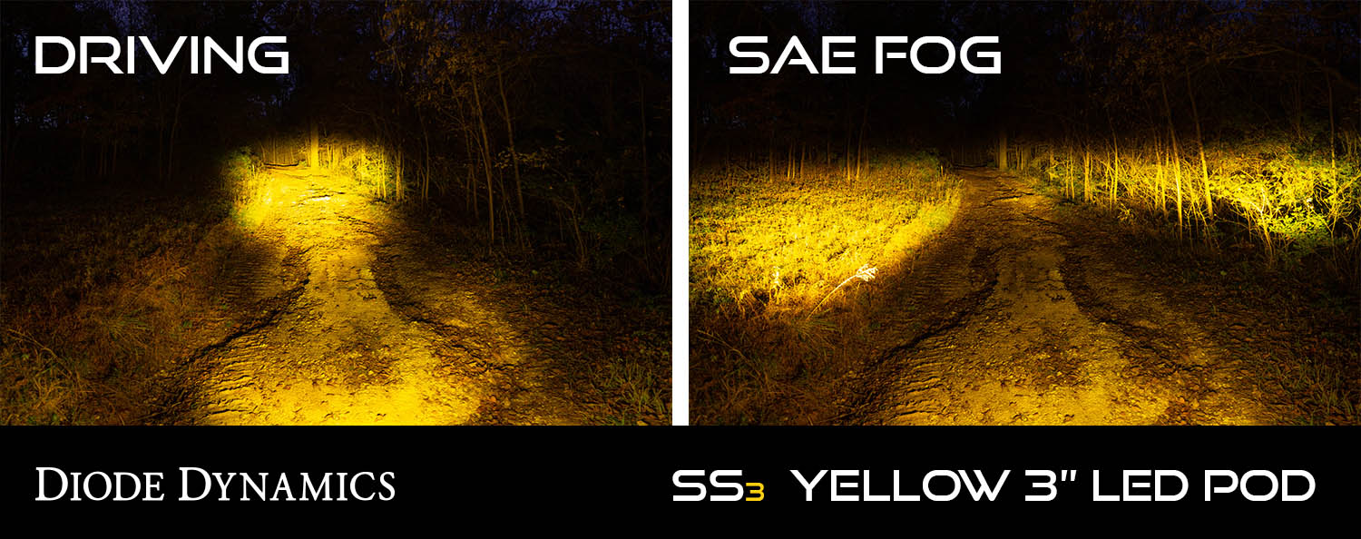 SS3 Sport ABL Yellow SAE Fog Standard