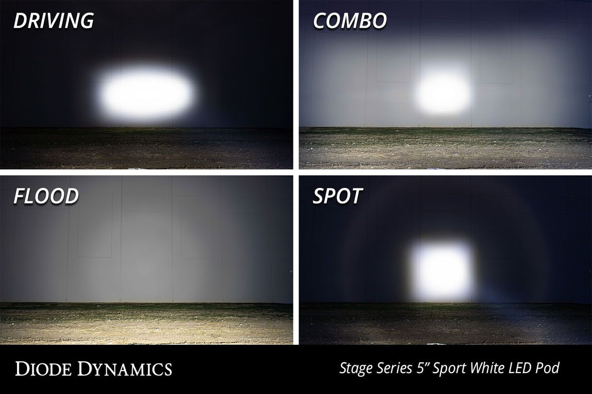 Stage Series 5" Ss5 Led Blanc Pod (Paire) 