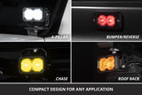 Stage Series C2 2" Sae/Dot Jaune Pod Led encastré (paire)
