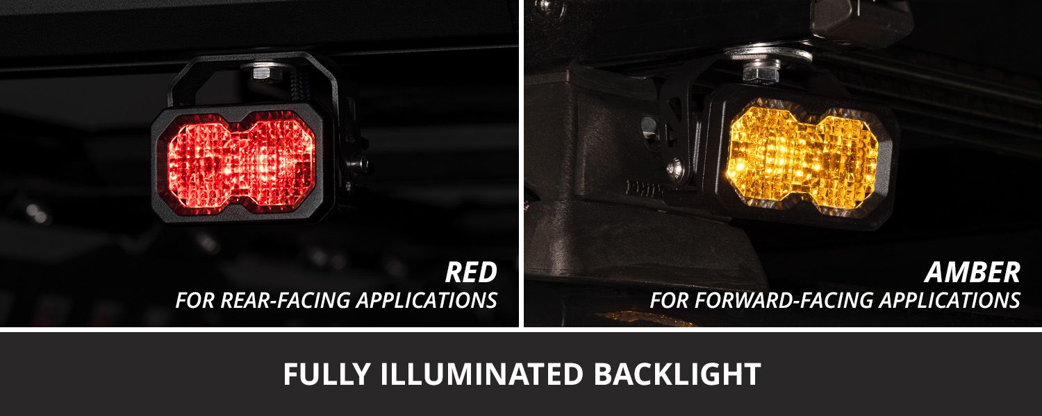 C2 2.0 SAE/DOT White Pro Standard LED Pod (pair)