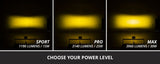 Stage Series C2 2" Sae/Dot Jaune Pod Led encastré (paire)