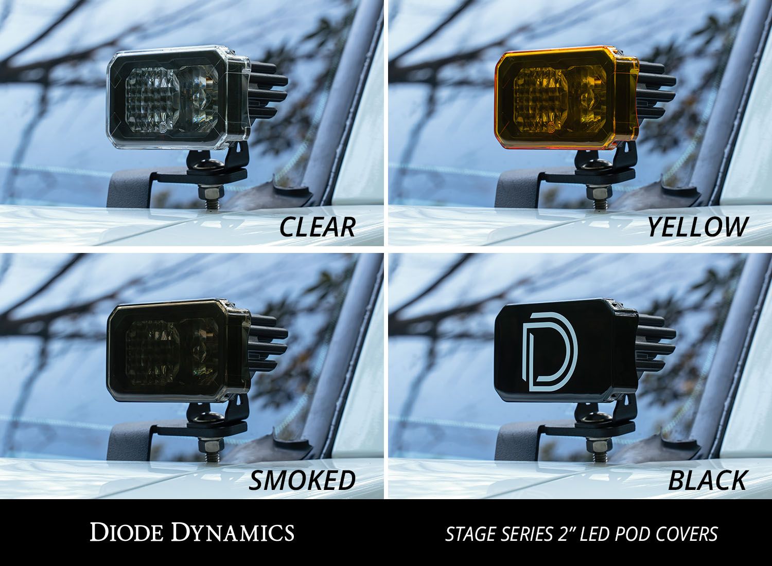 C2 1.0 LED Pod Cover, Smoked (one)
