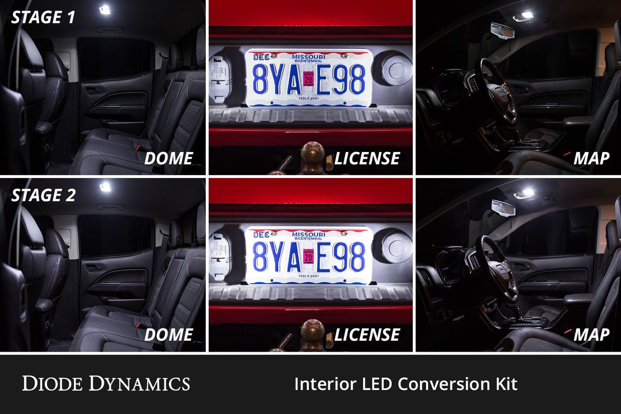 Kit de conversion LED intérieur pour Chevrolet Colorado 2004-2012