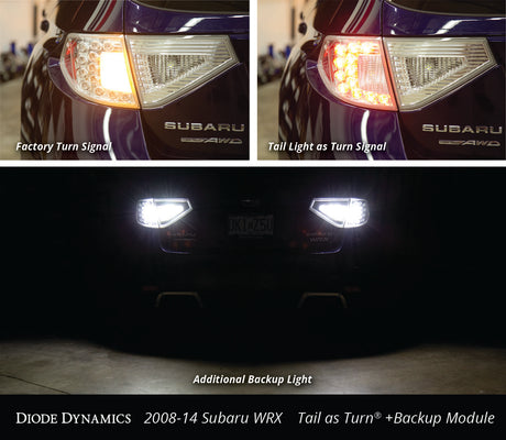 Tail as Turn® Kit w/ Backup for 2008-2014 Subaru WRX/STi Hatchback Stage 2