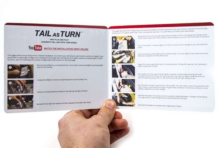 2008-2014 Subaru WRX/STi Hatchback Tail as Turn +Backup Module (USDM)
