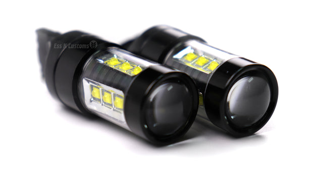 Ampoules LED inversées série noire 7443/7440 (paire)