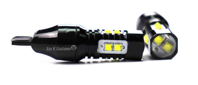 Ampoules LED inversées série noire 921 (paire)